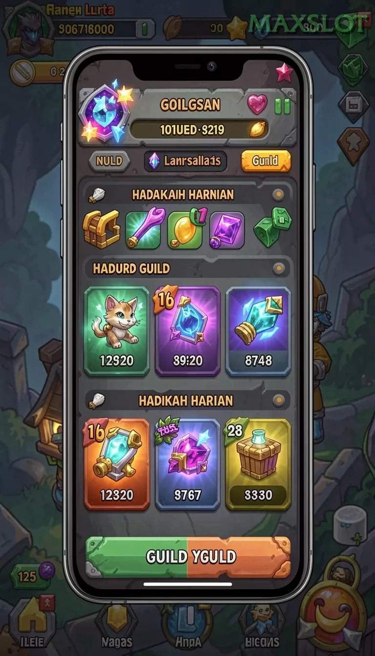 Cuplikan layar 666F — halaman utama